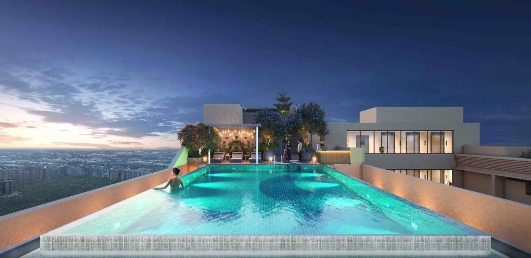 Rooftop infinity pool at Utpalaa – The Condoville